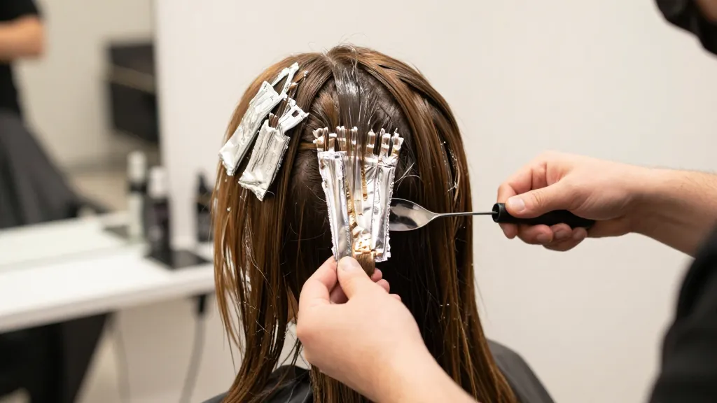 Färben und Strähnentechniken